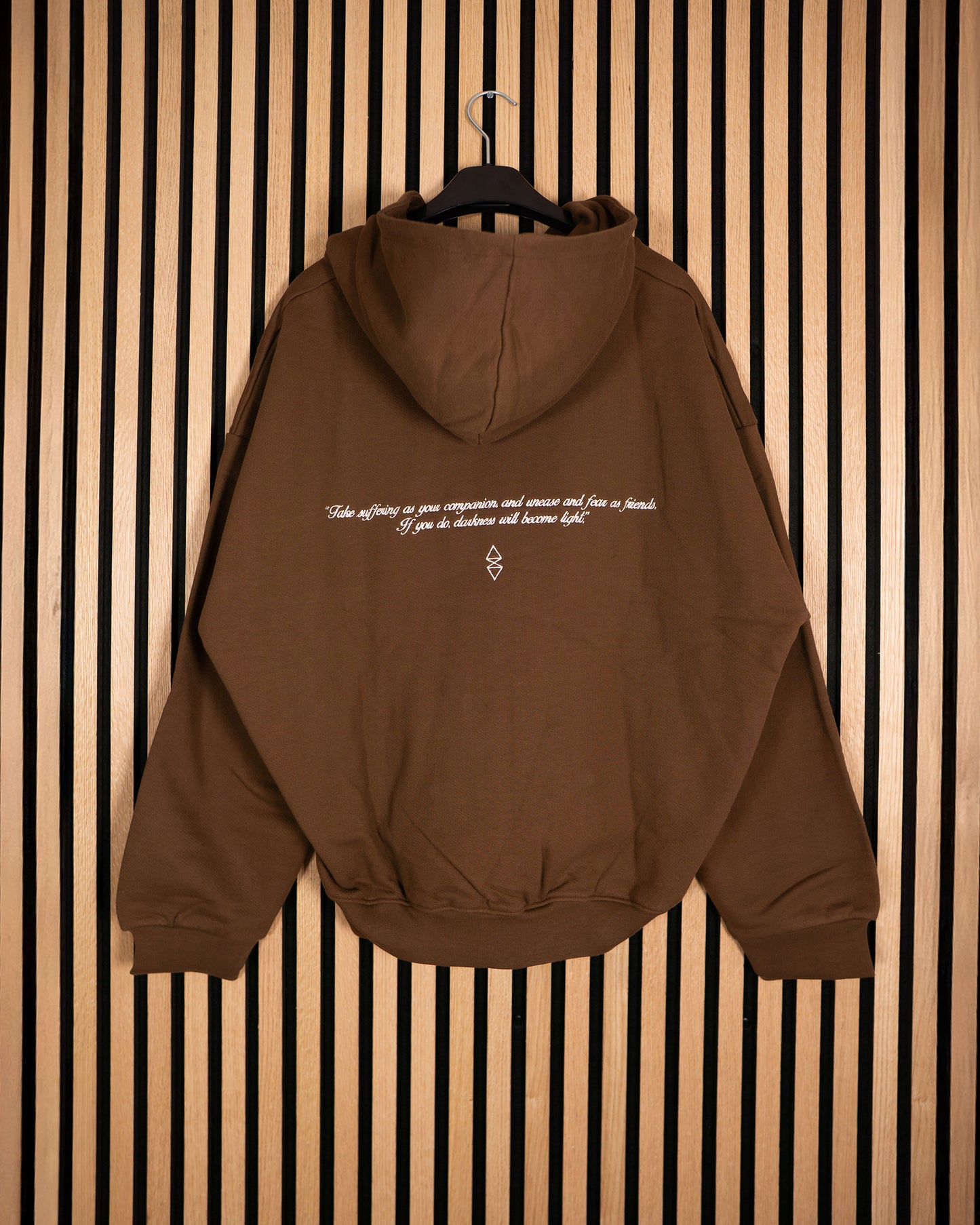 Brown Zip-Hoodie