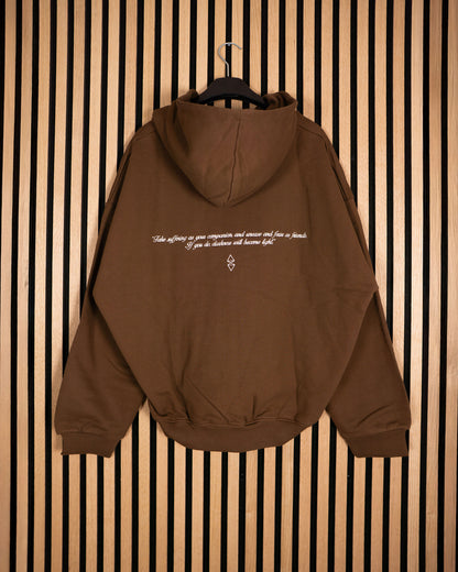 Brown Zip-Hoodie