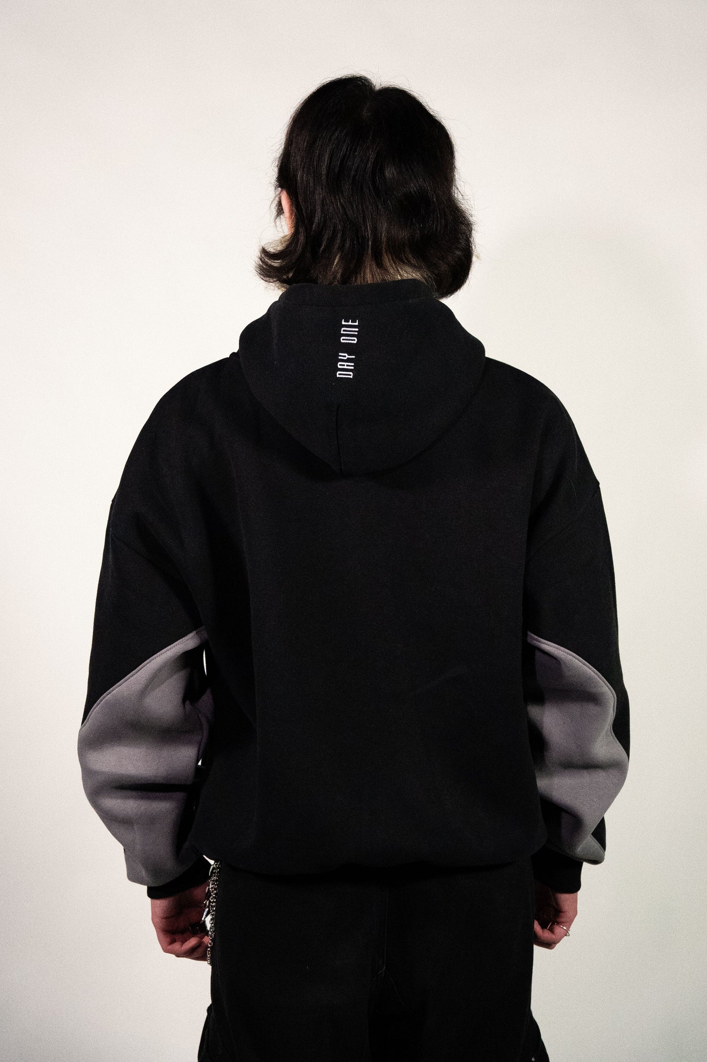 DAY ONE two-tone hoodie