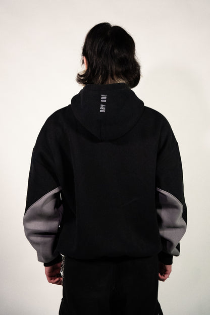 DAY ONE two-tone hoodie