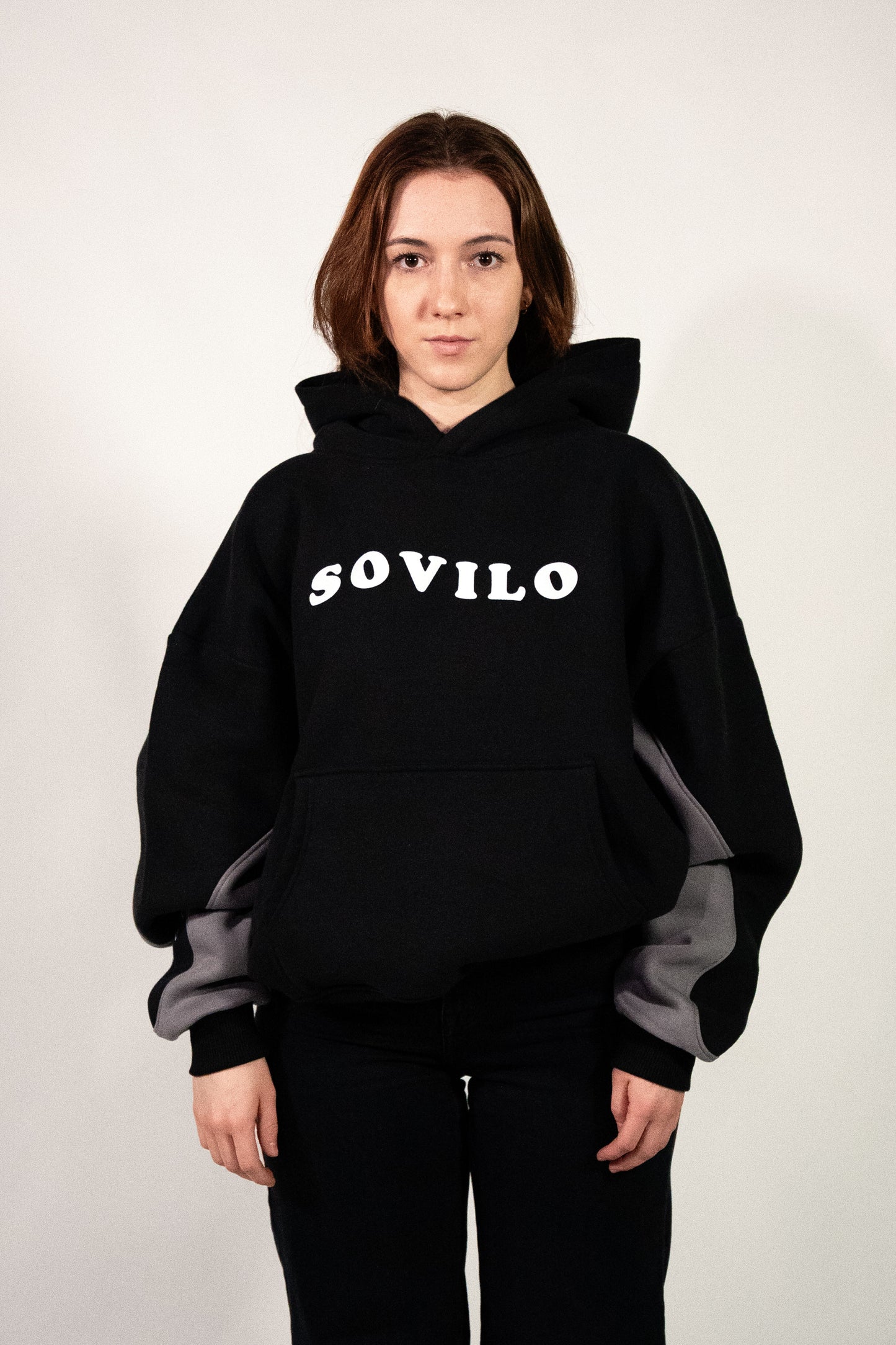 DAY ONE two-tone hoodie