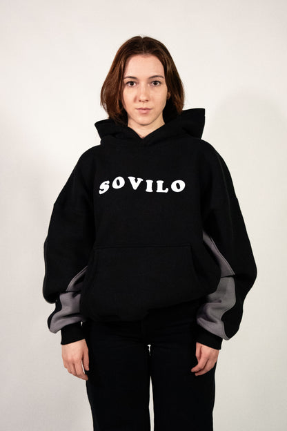 DAY ONE two-tone hoodie