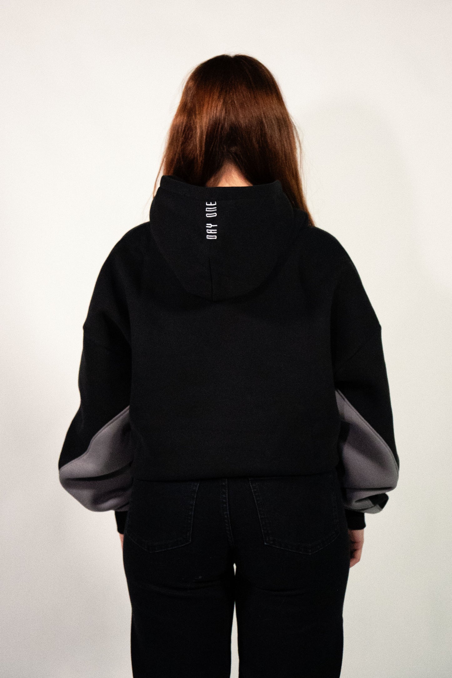 DAY ONE two-tone hoodie