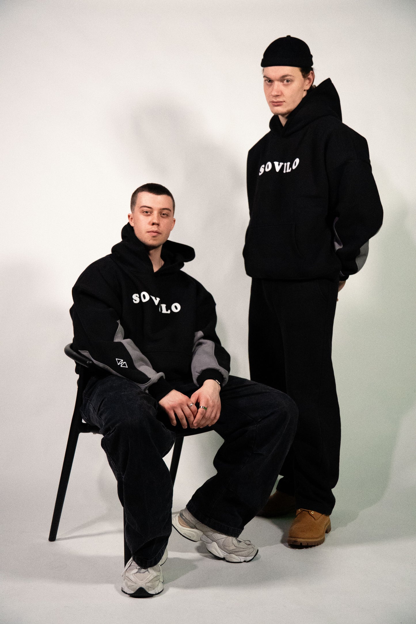 DAY ONE two-tone hoodie